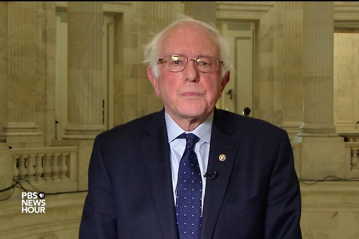 Sen. Bernie Sanders says the U.S. is moving very quickly into an oligarchy.