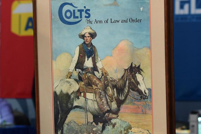 Appraisal: Frank Schoonover Colt Poster, ca. 1925, from Our 50 States Hour 1.