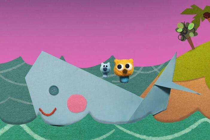 Join everyone for a campfire on the beach on their Adventures in Sunnyfunland!