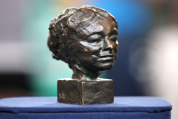 Appraisal: Antoine Bourdelle Bronze Head, ca. 1900, from St. Louis Hour 3