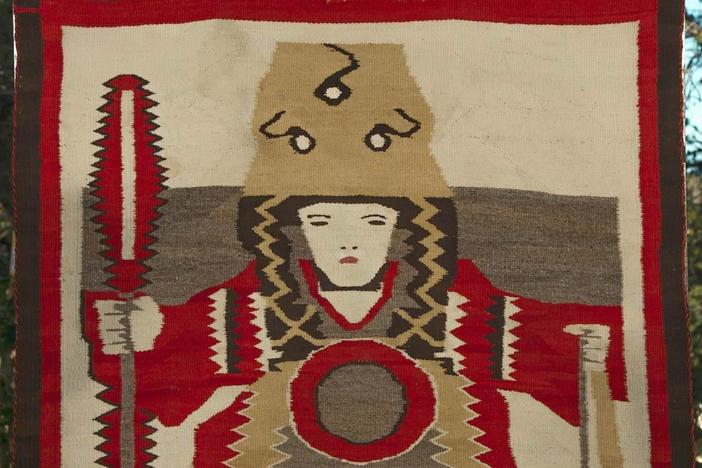 Appraisal: Navajo Pictorial Weaving, ca. 1950
