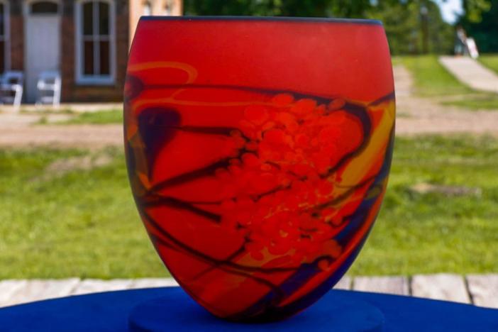 Appraisal: Ioan Nemtoi Studio Art Glass Vase, ca. 2005