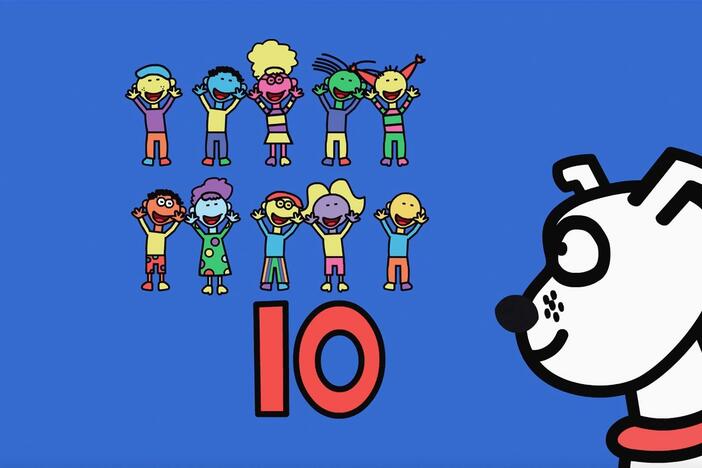 Count to ten with some furry friends!