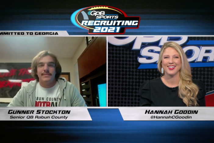 GPB’s Hannah Goodin talks to Rabun County QB Gunner Stockton about his recruiting process.