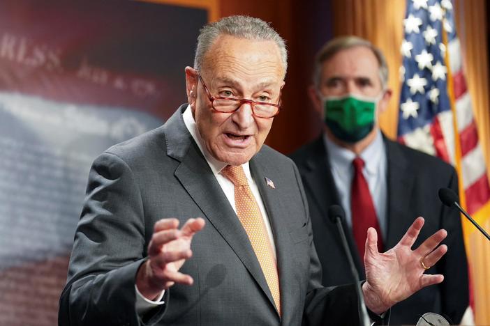 News Wrap: Schumer, McConnell butt heads over the filibuster amid voting rights bill fight