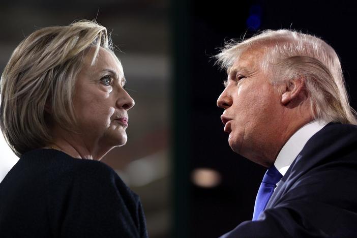 Trump softens on immigration while scandal still plagues Clinton. 