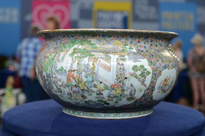 Appraisal: Chinese Enamel Fishbowl, ca. 1850, from Tucson Hr 3.