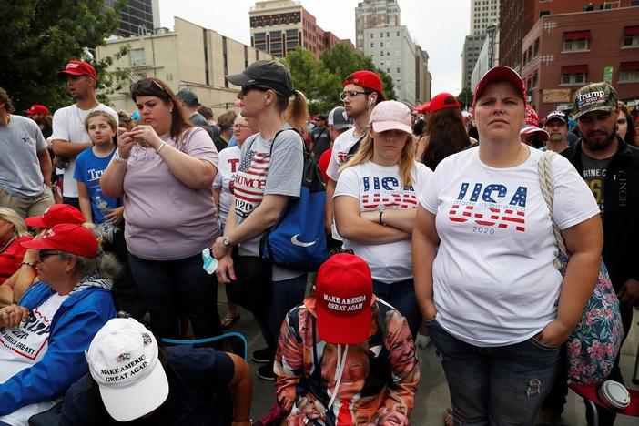 Trump holds rally amid pandemic and protests