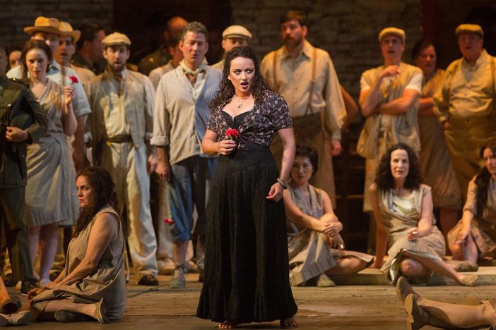 Clémentine Margaine sings Carmen's Habanera from Act I.
