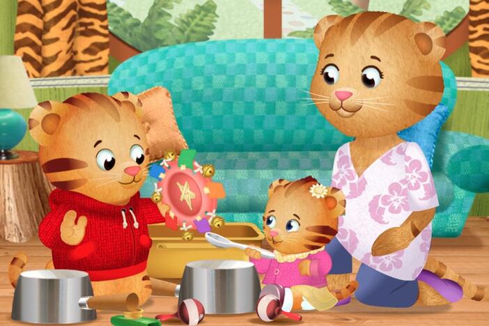 Daniel is having so much fun playing with Margaret, he doesn't want to play with friends.