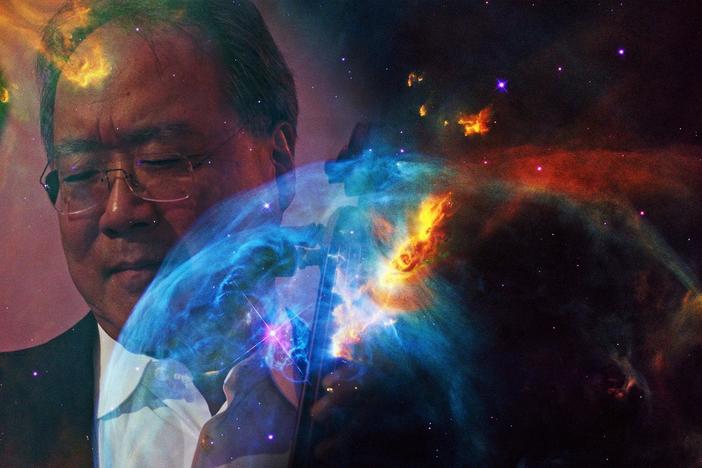 Yo-Yo Ma performs Arvo Pärt's "Spiegel im Spiegel, with images by the James Webb telescope
