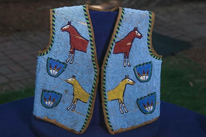 Appraisal: Nez Perce Beaded Child's Vest, ca. 1900