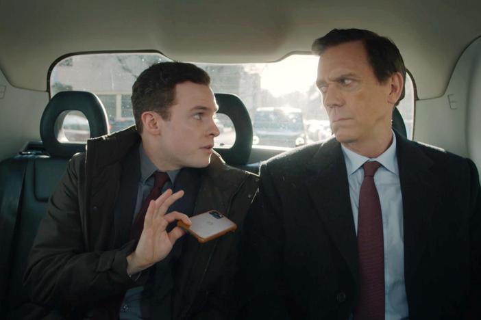 Duncan fills his boss Peter in on some shocking information he's just received.