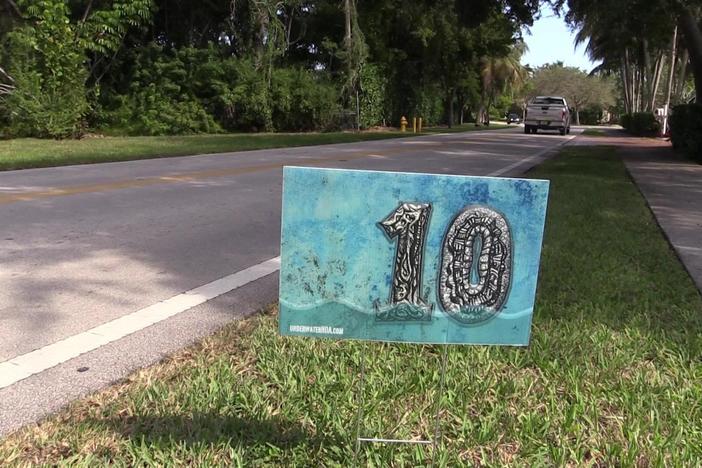 Miami art project puts spotlight on threat of rising sea levels