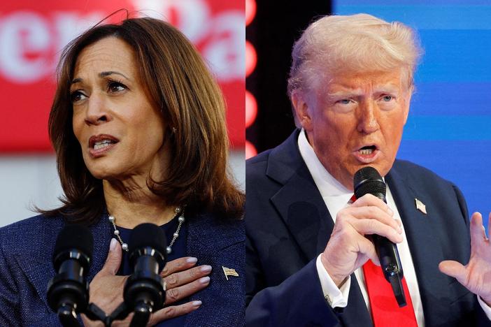 Harris and Trump continue push for undecided voters in battleground states