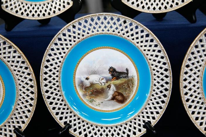 Appraisal: Minton Landseer Plates, ca. 1870