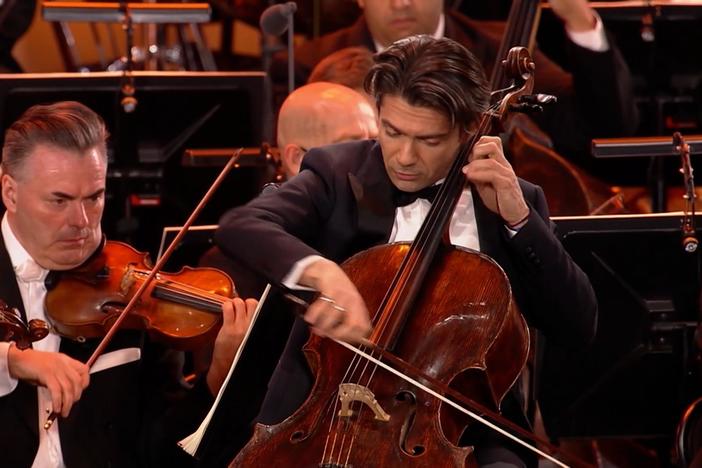 Cellist Gautier Capuçon plays Camille Saint-Säens’ Concerto for Cello No. 1.