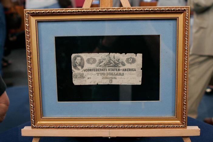 Appraisal: 1862 Inscribed Confederate Currency