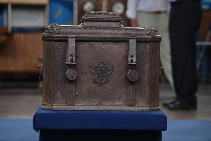 Appraisal: German Baroque Lockbox, ca. 1625.