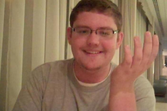 Student freedom rider Will Dale reacts to his time on the bus.