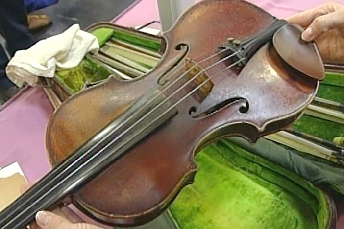 Appraisal: 1834 Pierre & Hippolyte Silvestre Violin, in Vintage San Francisco.