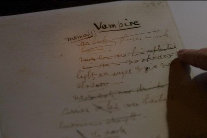 Take a look at the research Bram Stoker undertook as he shaped his character.