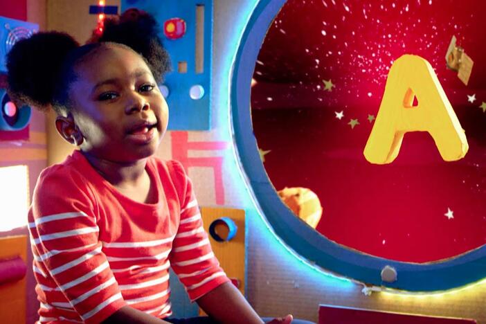 Alexa the Astronaut is going on a letter A adventure. 