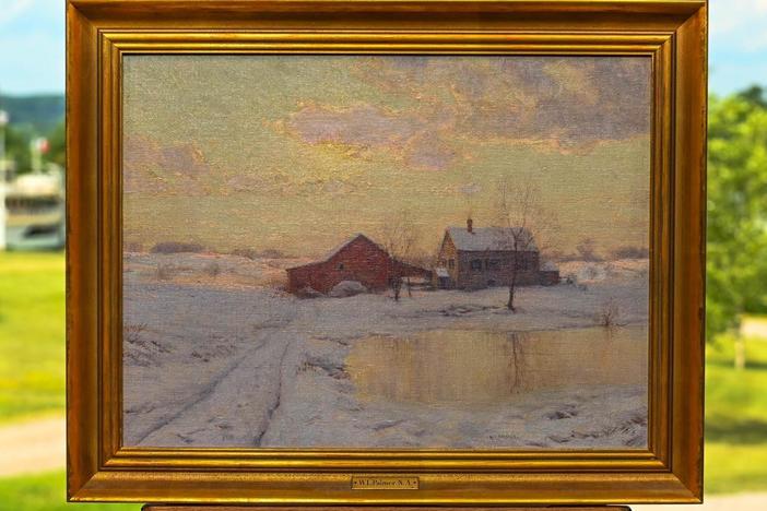Appraisal: Walter Launt Palmer Landscape Oil, ca. 1910