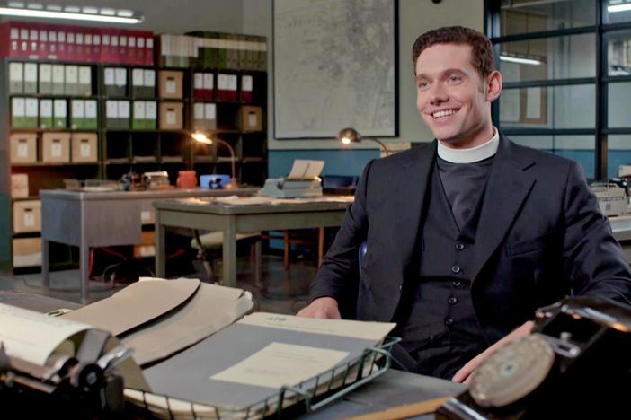 The stars of Grantchester try their best to describe Eurovision in their own words!
