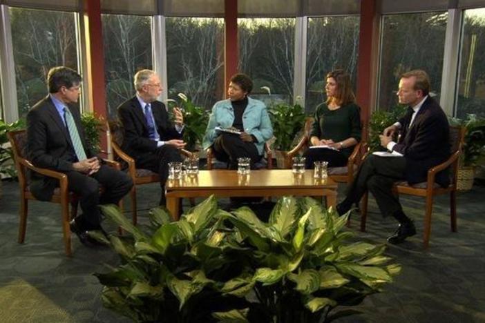 Unemployment down; Reporter's personal stories in Iowa and New Hampshire