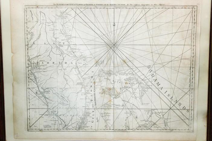 Appraisal: 1775 English Map of Florida, from Tulsa Hour 3