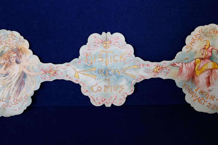 Appraisal: 1898 Mardi Gras Invitations, from Junk in the Trunk 4, Part 2.