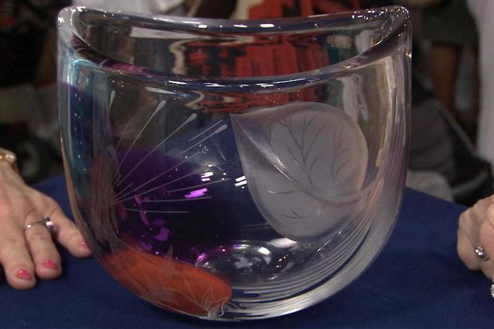 Appraisal: Orrefors "Tree of Life" Bowl, ca. 1977