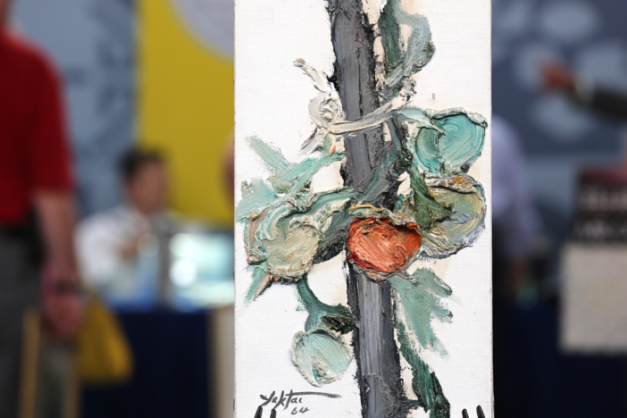 Appraisal: 1964 Manoucher Yektai Painting from Green Bay Hour 1