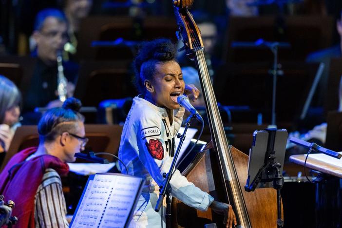Watch San Francisco Symphony and esperanza spalding perform Wayne Shorter’s “Gaia."