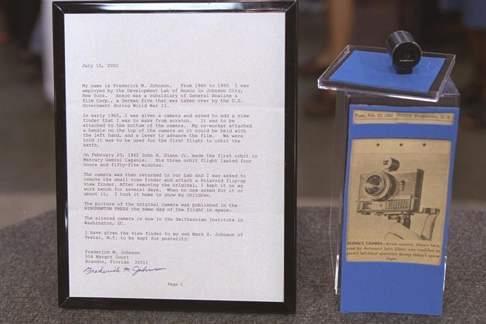 Appraisal: Flown Mercury Camera Viewfinder, ca. 1962