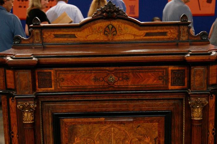 Appraisal: American Cabinet, ca. 1870