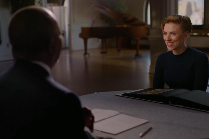 Scarlett Johansson reflects on the decision her great-grandfather made to flee to America.
