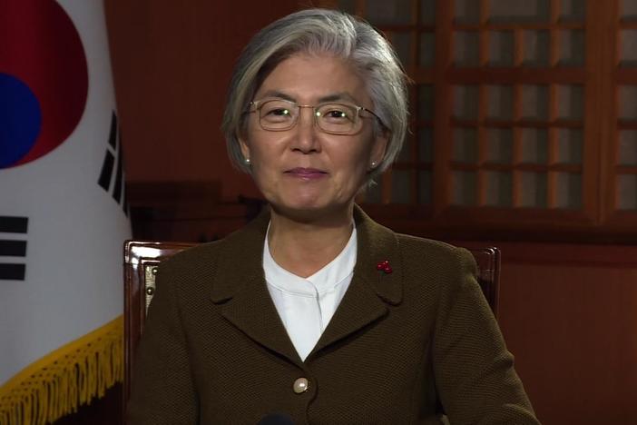 Kang Kyung-wha joins the program.