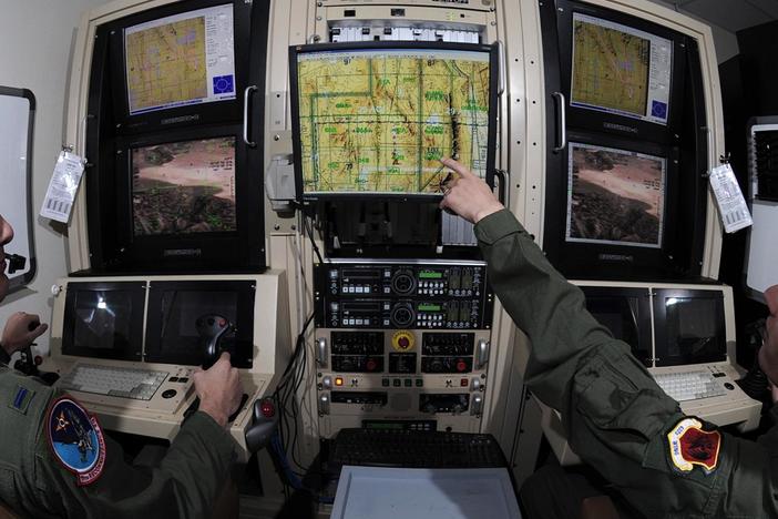 What ethical questions do unmanned weapons raise?