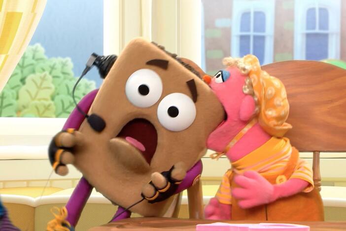 Can Cookie crack the case and find the teething biscuit to stop the baby from crying?