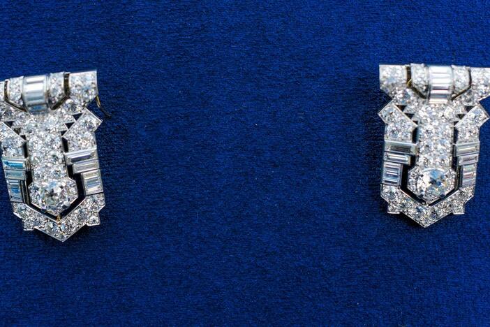 Appraisal: Cartier Diamond Dress Clips, ca. 1930