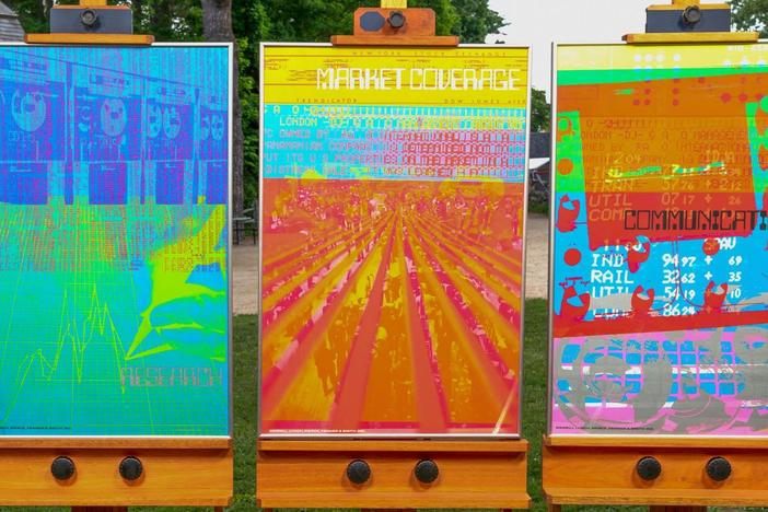 Appraisal: 1969 Peter Gee Merrill Lynch Posters