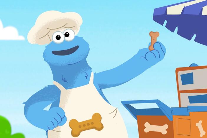A snack that's healthy and delicious for puppies has to have its own song!