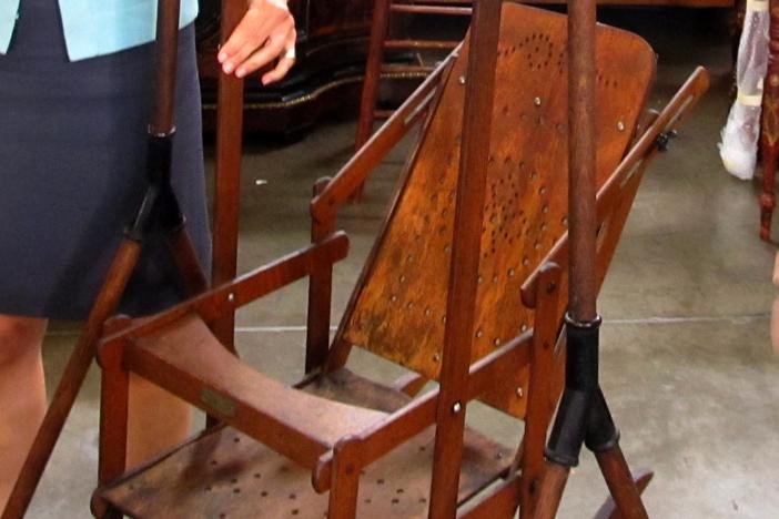 Appraisal: Child's Oak Bouncy Seat, ca. 1905, from Pittsburgh Hour 2