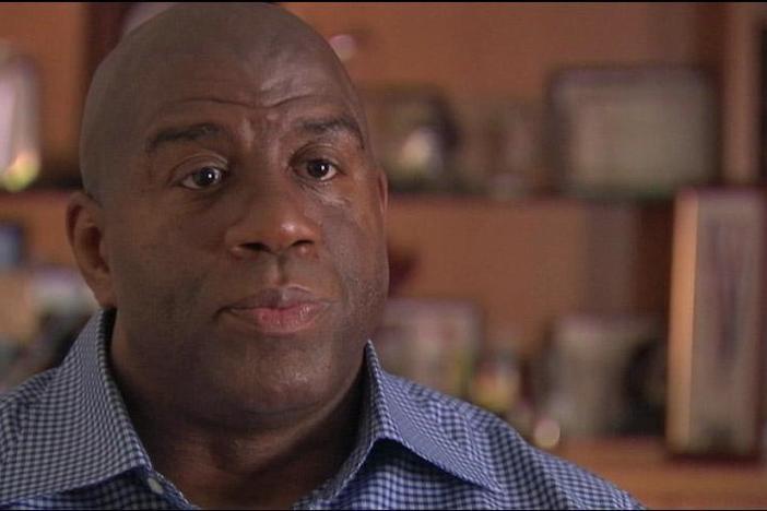 AIDS activist Elizabeth Glaser made Magic promise he'd become "the face of the disease."