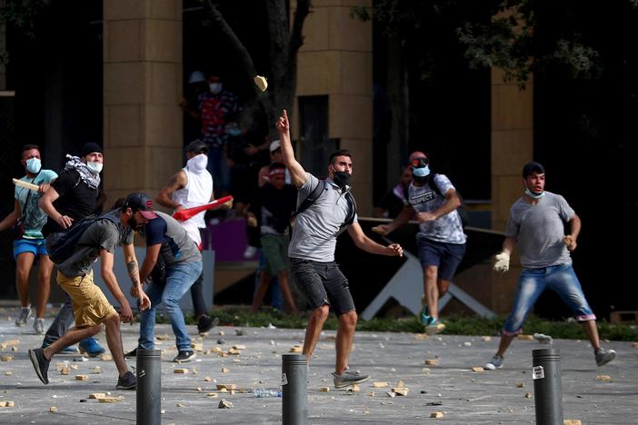 Violent protests, anger in Beirut over blast