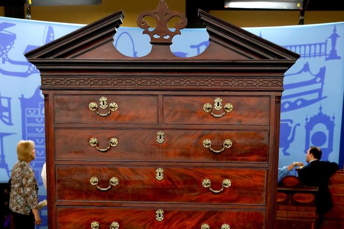 Appraisal: Philadelphia Chest on Chest, ca. 1775, from Richmond Hour 2.