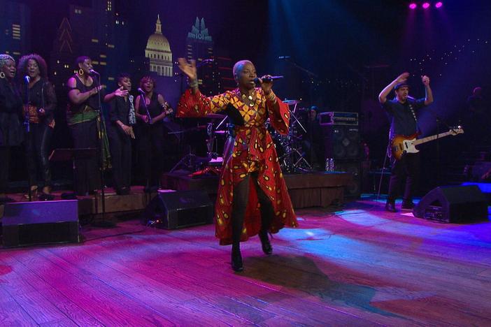 Go behind the scenes with the amazing Angelique Kidjo at Austin City Limits.