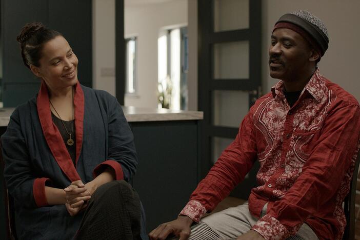 Niwel Tsumbu and Rhiannon Giddens perform "Hope is the Thing with Feathers."